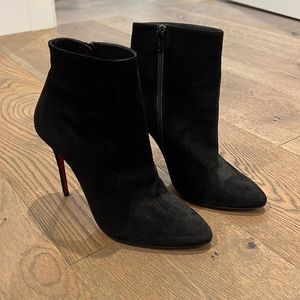 Christian louboutin stiletto heel ankle boots